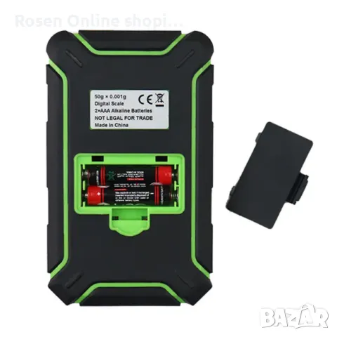 Бижутерска везна с точност до 0.001g LCD, с функция за калибриране, 50g максимално тегло, снимка 10 - Електронни везни - 49254223