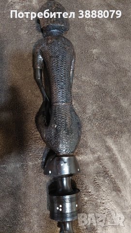 Автентична африканска статуетка , снимка 2 - Други ценни предмети - 43366498