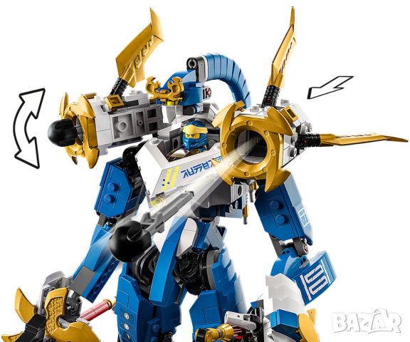 LEGO® NINJAGO™ 71785 - Роботът титан на Джей, снимка 4 - Конструктори - 43795417