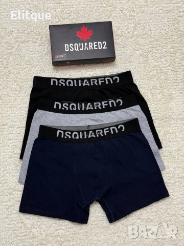 боксерки в кутия lacoste Gucci Calvin Klein Burberry hugo boss emporio armani dsquared2 , снимка 10 - Бельо - 52907781