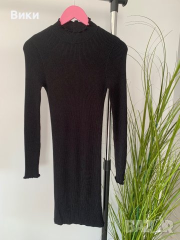 Нова рокля, материя от плетиво, снимка 12 - Рокли - 43295417