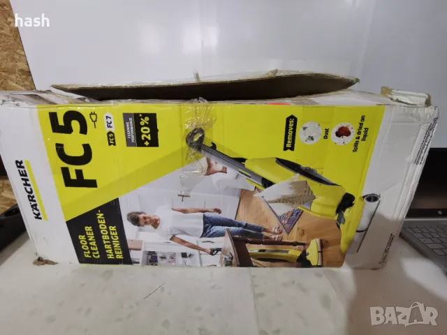 KARCHER FC 5 Подопочистваща машина за сухо и мокро, снимка 5 - Парочистачки и Водоструйки - 48564825
