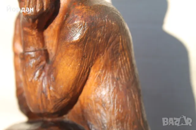 Дървена фигура , снимка 9 - Други ценни предмети - 48499971