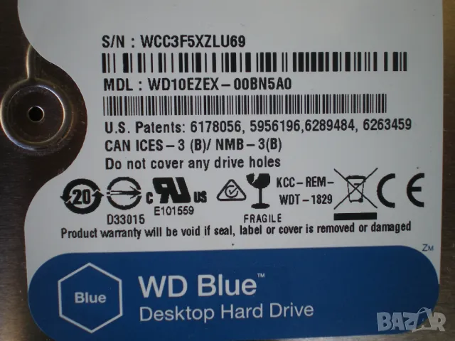 Хард диск 1TB Western Digital WD10EZEX, SATA 6Gb/s, 7200rpm, 64MB кеш, 3.5", снимка 5 - Твърди дискове - 50067073