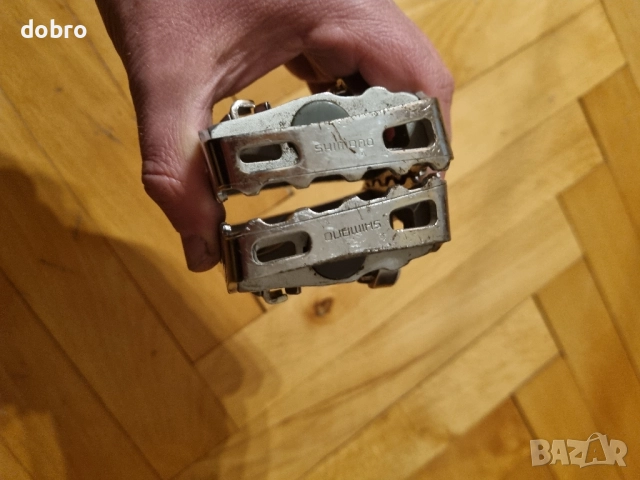 shimano spd m324 педали за велосипед колело 2в1 платформа и клик обувки , снимка 3 - Части за велосипеди - 52880289