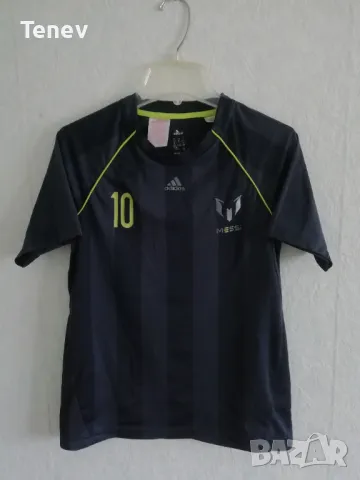 Lionel Messi Adidas оригинална детска тениска фланелка Меси Адидас 11-12г, снимка 2 - Детски тениски и потници - 49541363