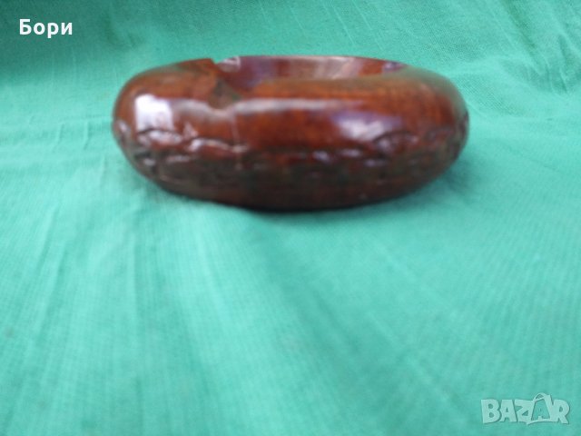 Стар дървен пепелник, снимка 3 - Други - 33071643