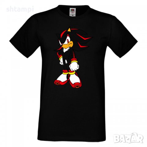 Мъжка тениска Sonic Shadow Игра,Изненада,Подарък,Празник,Повод, снимка 3 - Тениски - 37243941