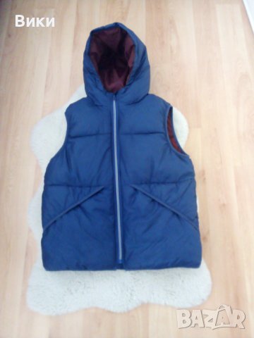 Детски елек с качулка MANGO, снимка 2 - Детски якета и елеци - 40460456