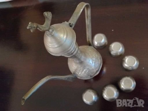 Стар сервиз от месинг. , снимка 6 - Колекции - 27945535