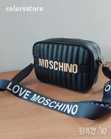 Черна чанта Moschino код SG600, снимка 2 - Чанти - 34622993