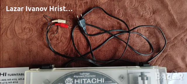 Грамофон Hitachi HT 68, снимка 7 - Грамофони - 49379525