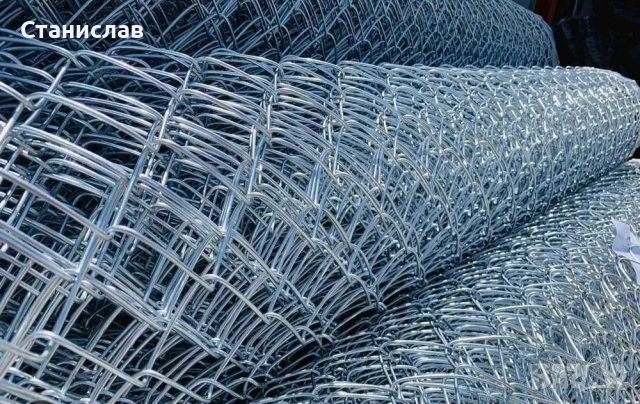 Поцинкована оградна мрежа. Мрежа с PVC покритие.