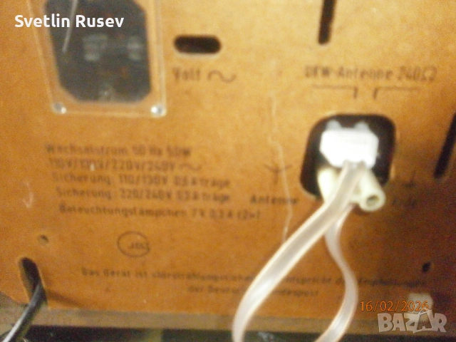 лампово радио grundig rf 245, снимка 10 - Антикварни и старинни предмети - 53495999