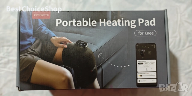 безжичен нагревател за коляно + масажор 9 настройки на температурата, снимка 6 - Масажори - 53364152