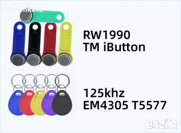 Kлониране на чипове RFID чипове 125 kHz