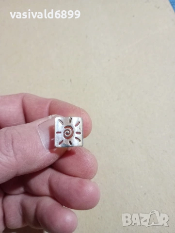 Сребърно пръстенче , снимка 2 - Пръстени - 53450161