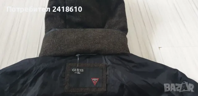 GUESS Mens Wool / Down Jacket Size XL ОРИГИНАЛ! Мъжко Зимно пухено Яке!, снимка 12 - Якета - 47966726