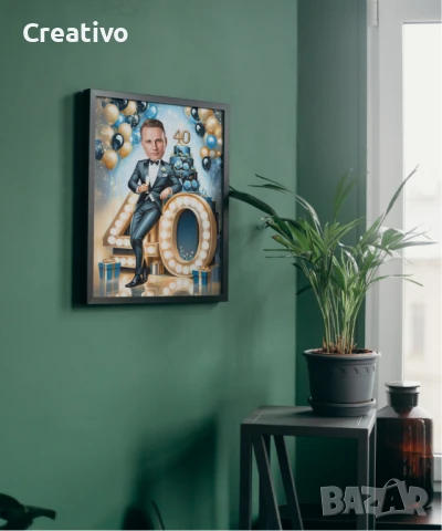 Персонализирана карикатура за юбилей, снимка 9 - Подаръци за юбилей - 50661096