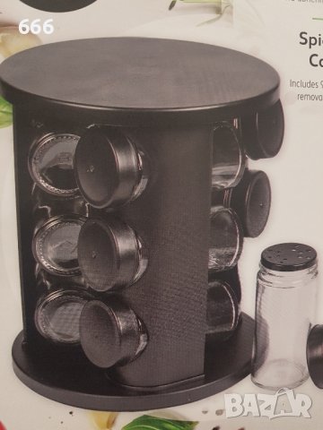 бурканчета на поставка, снимка 3 - Аксесоари за кухня - 43482967