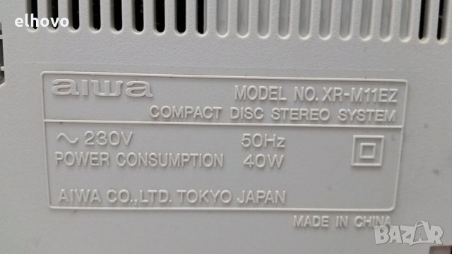 Аудио система AIWA XR-M11EZ, снимка 3 - Аудиосистеми - 28855561