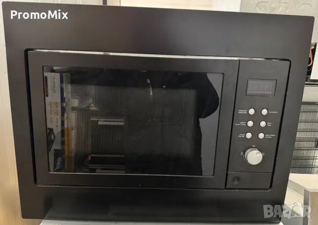 Микровълнова фурна за вграждане Exquisit EMW2546HIBLACK 25л 900W 2500W Микровълнова печка конвекция , снимка 9 - Микровълнови - 48811347