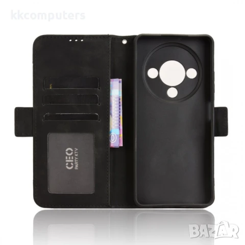 ZTE Blade A76 5G Magnetic Wallet Кожен Калъф и Протектор, снимка 13 - Калъфи, кейсове - 51200014