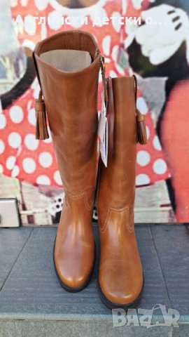 Английски дамски ботуши естествена кожа-ZARA, снимка 2 - Дамски ботуши - 39158029