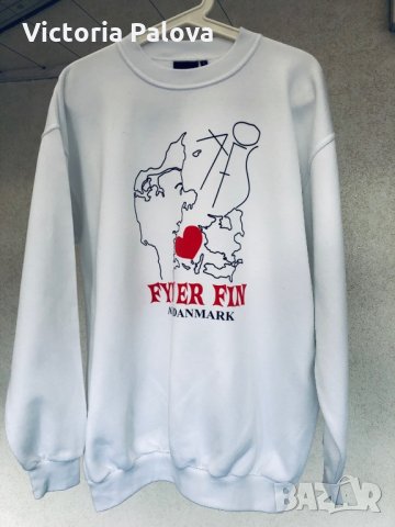 Прекрасна ватирана блуза/ суитчър, снимка 2 - Блузи с дълъг ръкав и пуловери - 27310851