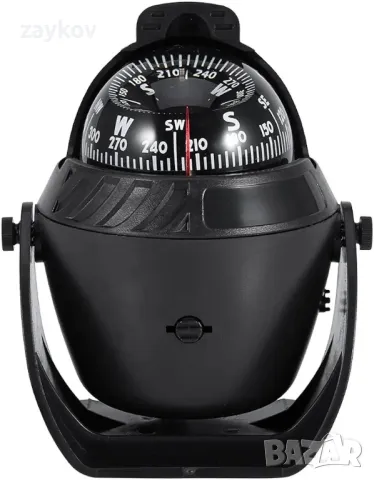 FILFEEL Осветени LED светлини Въртяща се цифрова навигация Електронна морска лодка компас