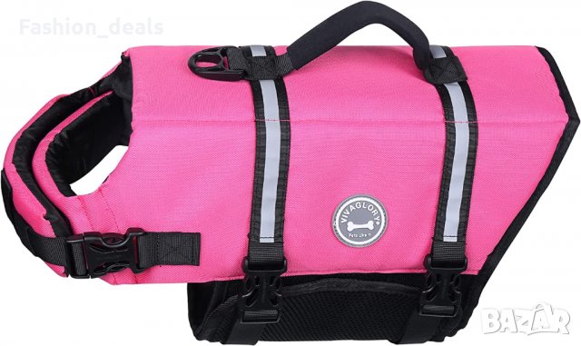 Нова светлоотразителна неопренова спасителна жилетка за куче море