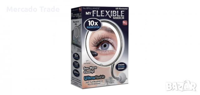 Увеличително огледало с вендуза и 21 LED светлини , снимка 8 - Други - 35565950