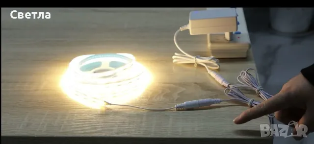 Сензорни 1.Димер,с докосване,индукционен превключвател,LED,2бр, 2.Комплекта стенен аплик с 2 лампи,с