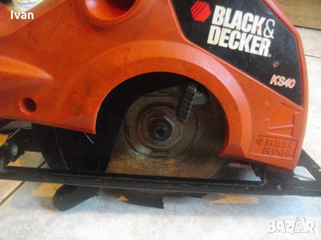 ЗА РЕМОНТ-ЗА ЧАСТИ-Английски 710 Вата-Ръчен Циркуляр-Black Decker KS40, снимка 11 - Други инструменти - 33162063