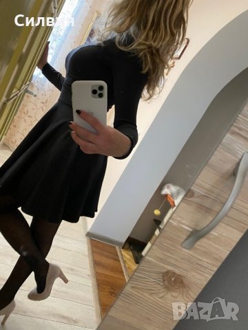 Черна, елегантна рокля, снимка 7 - Рокли - 28319645