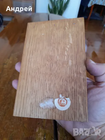 Стар дървен бележник, снимка 4 - Други ценни предмети - 49103325