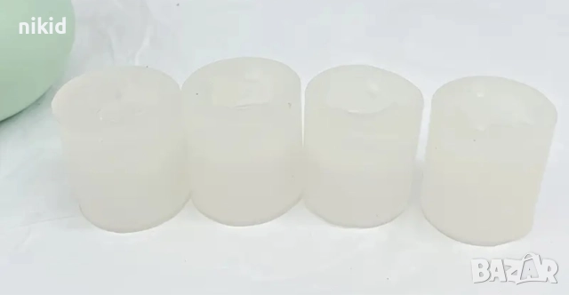 4 бр 3D Панда панди силиконов молд форма калъп гипс кубчета гипсови фигурки с имена свещ смола, снимка 6 - Форми - 51939452