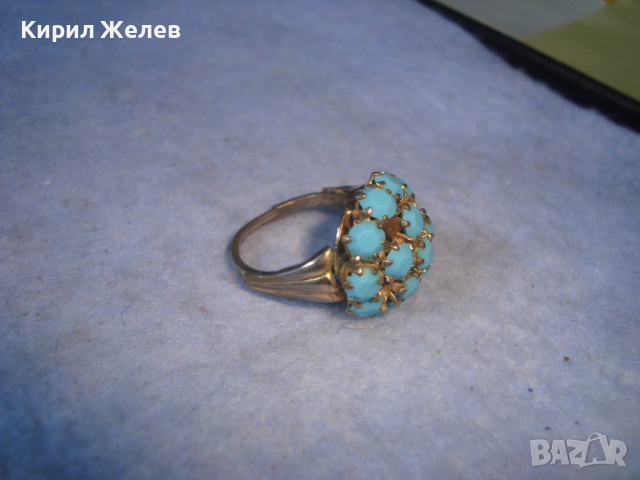 СТАР РЕТРО ВИНТИДЖ РЕГУЛИРУЕМ КРАСИВ СТИЛЕН ПРЪСТЕН 20331, снимка 7 - Антикварни и старинни предмети - 36423774