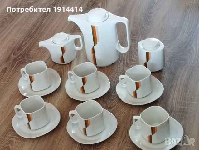 Сервиз за чай   15 части, снимка 11 - Сервизи - 49756379