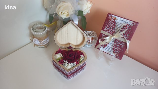 Ръчно изработена кутия за халки, снимка 2 - Други - 37897610