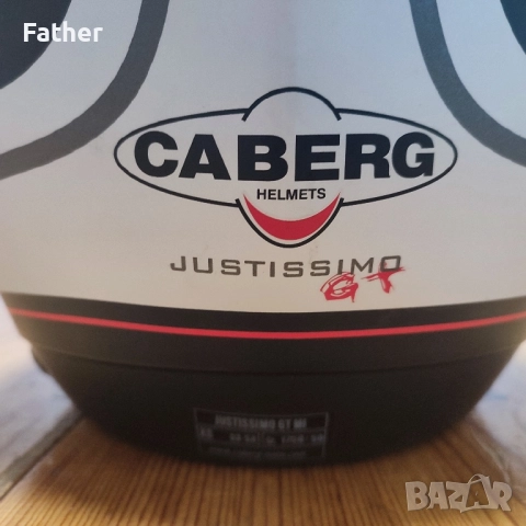 Модуларна каска Caberg Justissimo GT размер XS, снимка 13 - Аксесоари и консумативи - 51450400