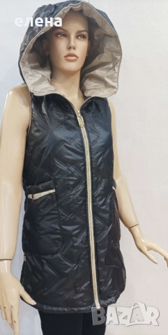 Ефектен черен  елек, снимка 1