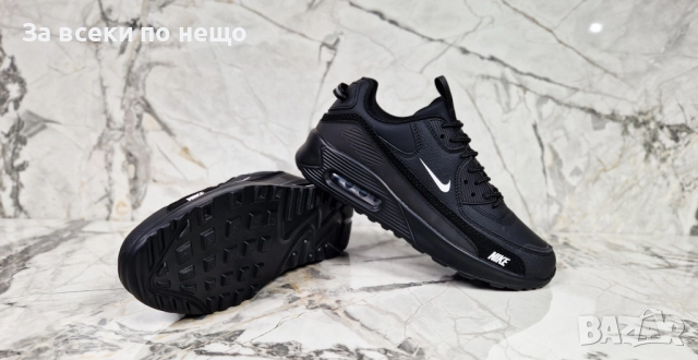 Nike Мъжки Черни Маратонки👟Мъжки Спортни Обувки В Черен Цвят Найк Код P1462