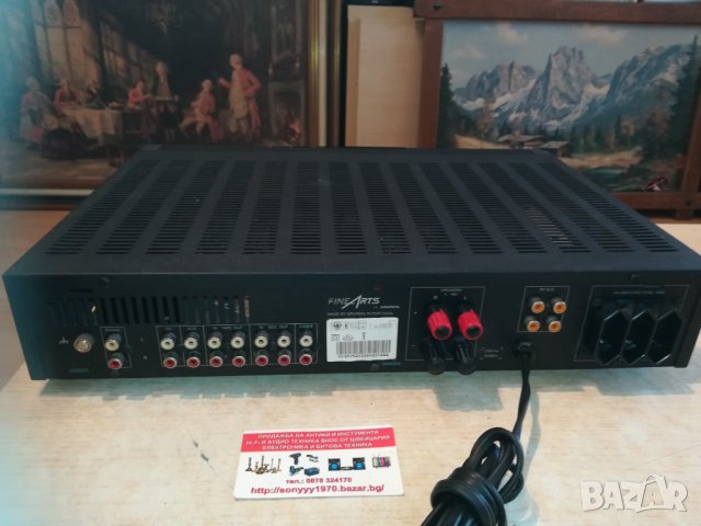 ПОРЪЧАН-Fine Arts HiFi Stereo AMPLIFIER-внос SWISS 2503211912, снимка 16 - Ресийвъри, усилватели, смесителни пултове - 32303755