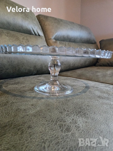 Стъклена поставка с купол за торта , снимка 4 - Аксесоари за кухня - 53148938