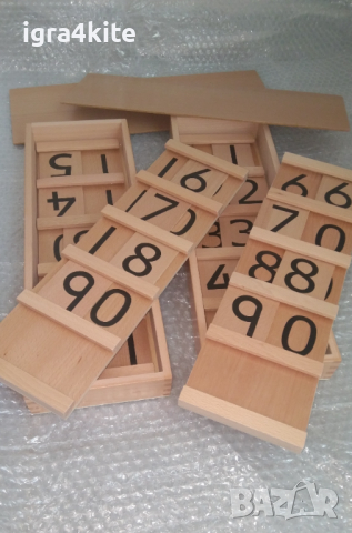 Дъска на Сеген / табла за смятане Монтесори / пълен комплект , снимка 5 - Образователни игри - 36499134