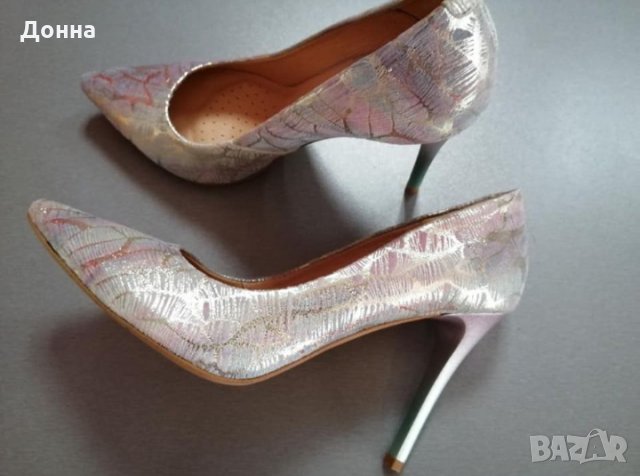 Дамски обувки хамелион естествена кожа , снимка 2 - Дамски елегантни обувки - 28178722