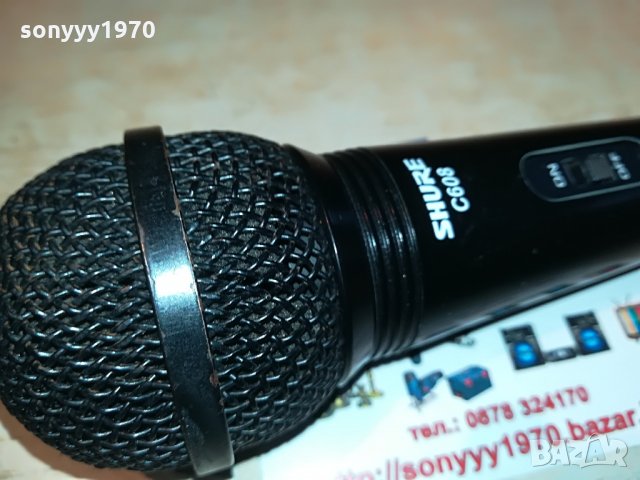 SHURE C608 PROFI MIC, снимка 6 - Микрофони - 28603282