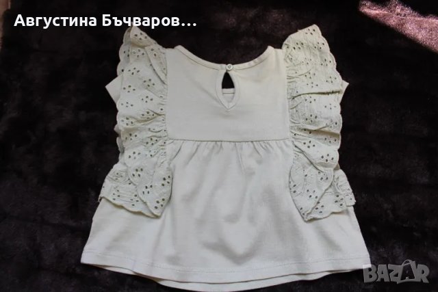 Летен комплект LC Waikiki (клинче и блузка), размер 68-74, снимка 4 - Комплекти за бебе - 50132647