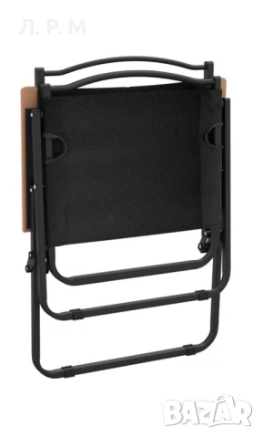 Къмпинг стол / Сгъваем от плат ЧЕРЕН , снимка 5 - Къмпинг мебели - 50510989